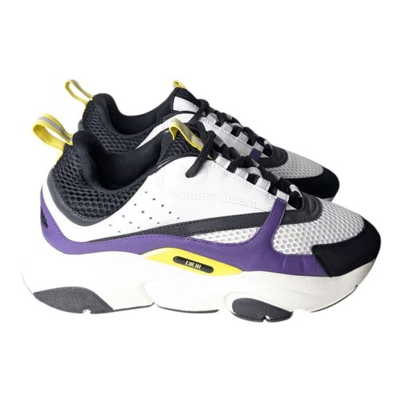 CHRISTIAN DIOR B22 'Violet White' Sneakers Size 40 - Picture 3 of 13
